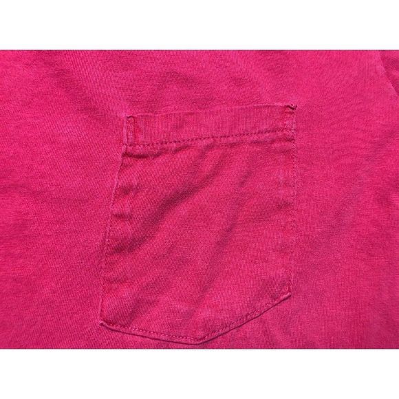 Vintage 90s Towncraft Mens Red Front Pocket Long Sleeve High Neck Tee Size XL - Picture 3 of 8